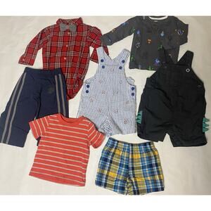 Carters Baby Boy 9 Months Outfits Rompers Shorts Clothes Lot Spring Summer
